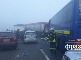 11 автомобилей попали в ДТП на Одесчине