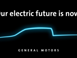 GM показал силуэт электрического пикапа Hummer