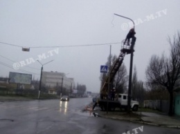 В Мелитополе установили еще один светофор (фото)