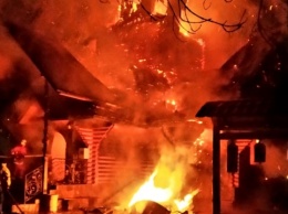 На Закарпатье сгорела церковь