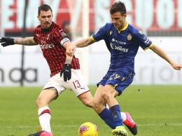 Милан - Верона 1:1 Видео голов и обзор матча