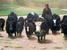 Китайский художник впервые привезет тибетские пейзажи на выставку в Киев