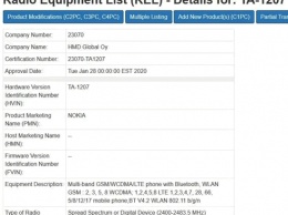 Nokia 4.3 (TA-1207) замечен в прохождении сертификации в Канаде