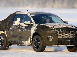 Первый пикап Hyundai испытали в зимних условиях