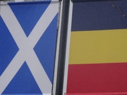 В Нидерландах вместо флага ЕС на железнодорожной станции повесили шотландский