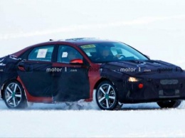 Обновленный Hyundai Elantra тестируют в зимних условиях
