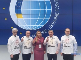 В Польше провели флешмоб в поддержку украинских политзаключенных
