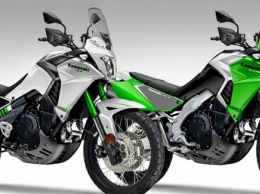 Внедорожный турист зеленого цвета: у Kawasaki появится турэндуро KLX700