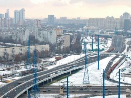 На Северо-Восточной хорде начали строить новую эстакаду