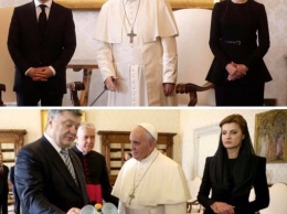 Скорбь и привелегия белого. Почему жена Зеленского пришла к Папе Римскому в траурном одеянии. Фото