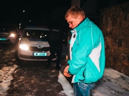 В Киеве пьяный парень устроил погоню на Subaru своего директора. Видео
