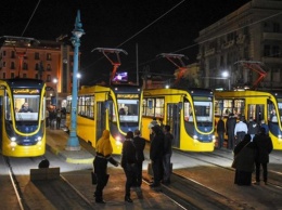В египетской Александрии презентовали еще одну партию новых трамваев из Днепра