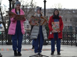 В День Святого Валентина в центре Одессы звучали произведения о любви