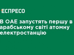 В ОАЭ запустят первую в арабском мире атомную электростанцию