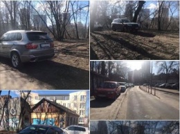 Гадкая парковка в центре Киева: что делать, если столбики не помогают (фото)