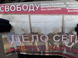 Петербургский митинг в поддержку фигурантов "Сети": против политических репрессий и... капитализма