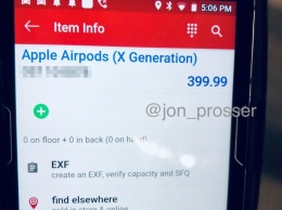 Неанонсированные наушники AirPods X Generation по цене $399 замечены в базе данных Target
