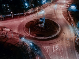 Как в Днепре выглядит Звездный бульвар и Запорожское шоссе ночью