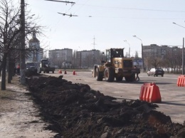 В Кривом Роге начался ремонт основных автомагистралей