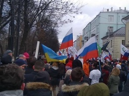 МВД: на марш Немцова в Москве пришло около 8 тысяч человек