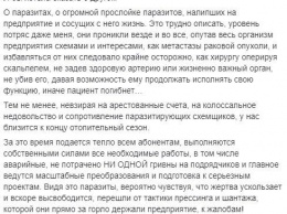 Главный одесский тепловик пожаловалась на засилие «паразитов» в отрасли