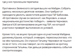 В центре Киева Татьяна Черновол и люди в масках объявили ультиматум Зеленскому