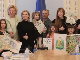 В Раде наградили победителей конкурса рисунков "Озеленение Украины"