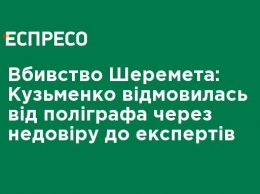 Убийство Шеремета: Кузьменко отказалась от полиграфа из-за недоверия к экспертам