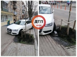 Тянет в грязь: в сети показали фото наглого "героя парковки" в Киеве