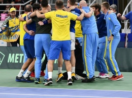 В Запорожье сборная Украины победила в матче Кубка Дэвиса сборную Китайского Тайбэя