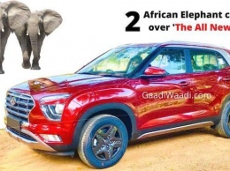 Суперконструкция кузова Hyundai Creta выдерживает двух слонов