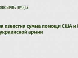 Стала известна сумма помощи США и ЕС для украинской армии