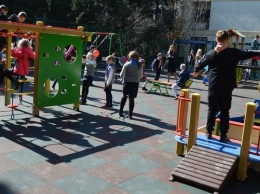 В Гаспре открыли новую детскую площадку