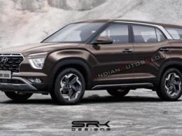 Такой ее еще никто не видел: Приживется ли в России трехрядная Hyundai Creta?