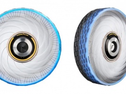 Goodyear создал шину, которая регенерирует протектор