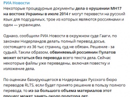 Суд по делу MH17. Перевод документов на русский язык для подозреваемых может затянуться на полтора года