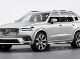 В сети появились изображения нового кроссовера Volvo XC100