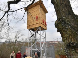 В Германии построили царь-скворечник для стрижей и летучих мышей
