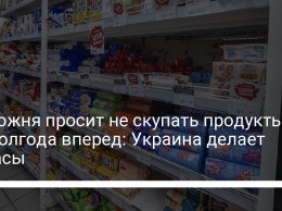 Таможня просит не скупать продукты на полгода вперед: Украина делает запасы