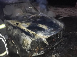 В Кривом Роге в огне пострадали два автомобиля