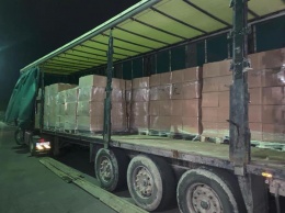На Волыни правоохранители задержали грузовик с 20 тоннами фальсифицированных антисептиков (фото)