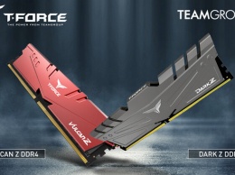 Team Group представила модули памяти DDR4 на 32 Гбайт в сериях T-Force Vulcan Z и Dark Z