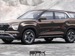 В Корее тестируют 7-местную Hyundai Creta: Первые фото