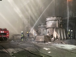 В Запорожье на заводе "Днепроспецсталь" произошел пожар - один из спасателей пострадал, - ФОТО