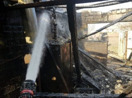 В Павлоградском районе сгорела летняя кухня (ФОТО)