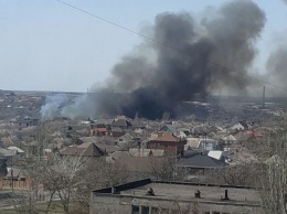 Масштабный пожар: в Зинцевой балке выгорело пол гектара камыша, - ФОТО