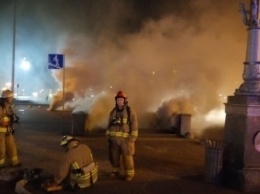 Спасатели локализовали пожар на Крещатике