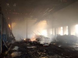 На Николаевщине сгорела дотла мастерская с легковушкой внутри