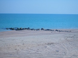 Пустой пляж и безжизненная коса: как выглядит Азовское море "на карантине (ФОТО)