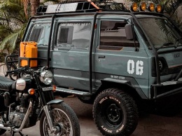 Индийские умельцы построили маленький боевой фургон Suzuki Gymni